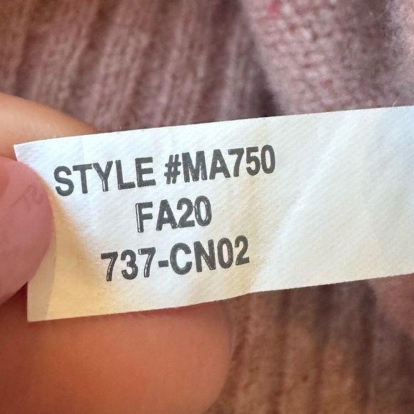 Madewell Donegal Maysfield Cardigan Sweater Peach 100% Merino Wool Size XS - Picture 6 of 8